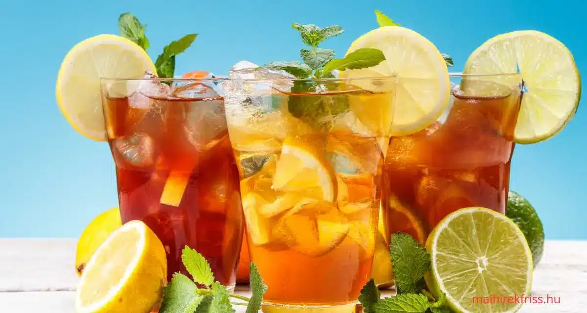 Erdei gyümölcsös jeges tea