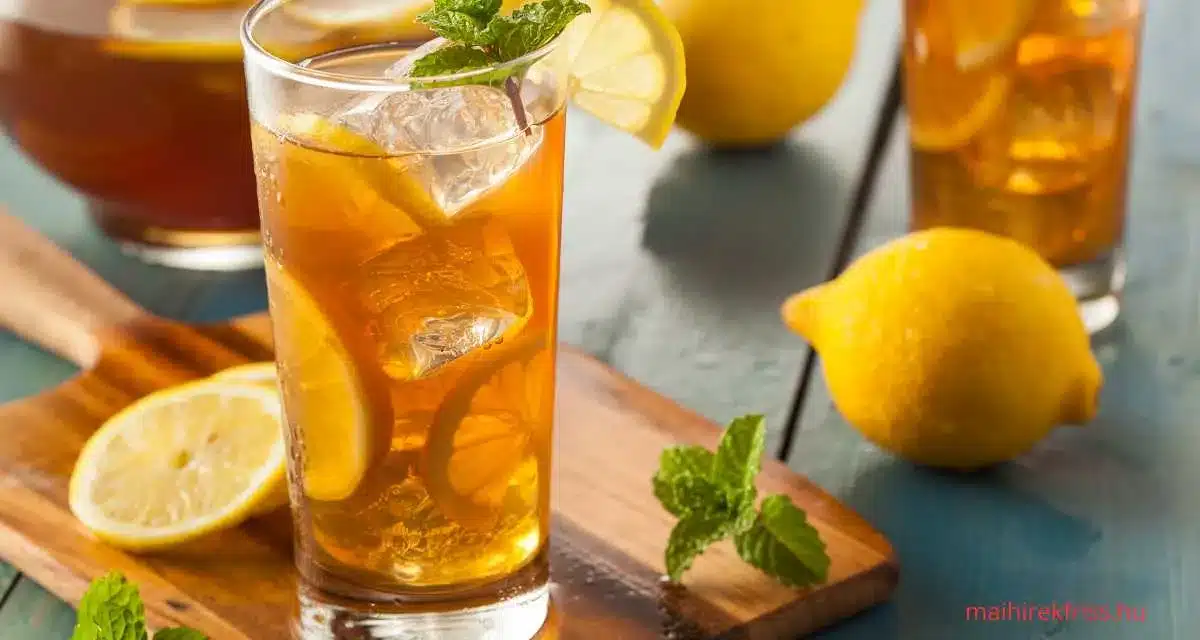 Mentás jeges tea