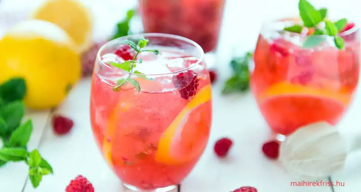 málna limonádé recept