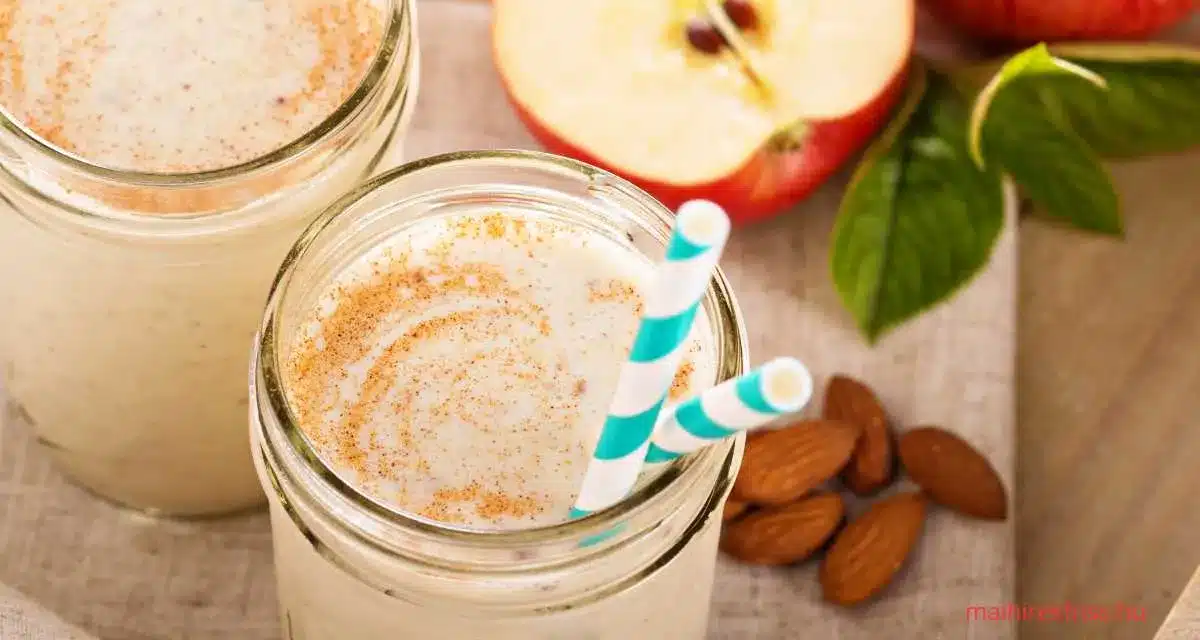 Almás-fahéjas smoothie