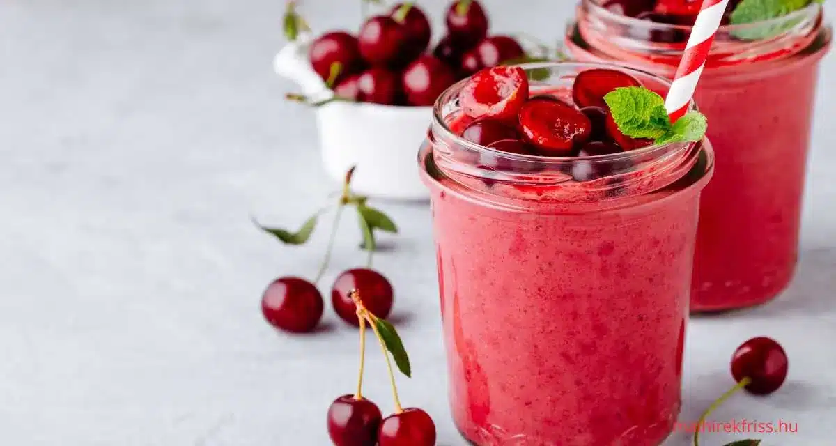 Cseresznyés smoothie