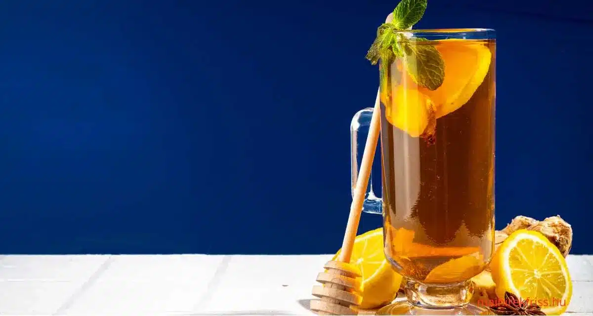 gyömbéres jeges tea