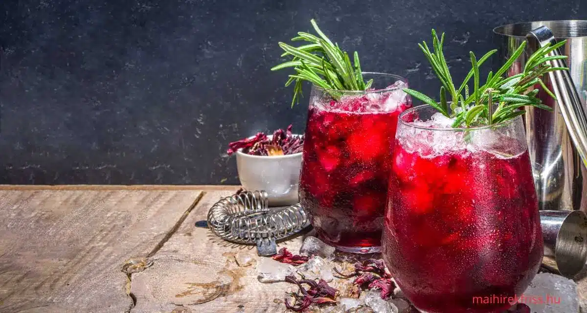hibiszkuszos jeges tea